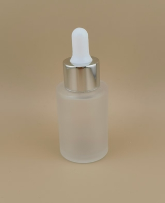 Novo design de garrafa de gotejamento redonda e transparente K-GBL30 para Essence
