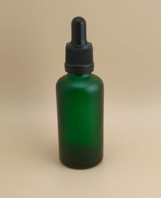 Delicado Design Garrafa de gotejamento verde escuro clara para a essência