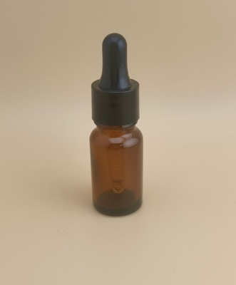 Delicado Design Mini Clarinho Marrom Liso Redondo Bottle Dropper para Cuidados da Pele
