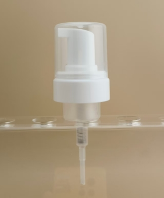 Design Delicado Bomba de Espuma Grande de Plástico Branco para Frascos de Gel de Banho