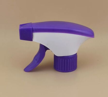 Pulverizador de gatilho simples vermelho e transparente de cor dupla para cosméticos