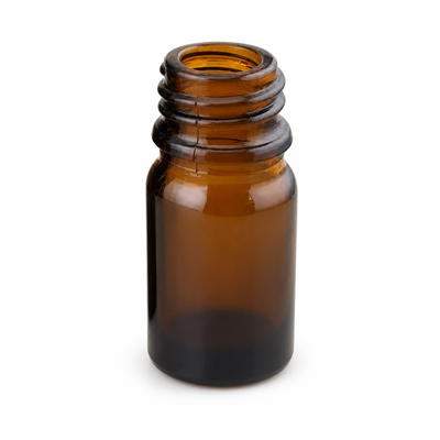 Frasco de óleo essencial para embalagem cosmética Frasco de vidro âmbar
